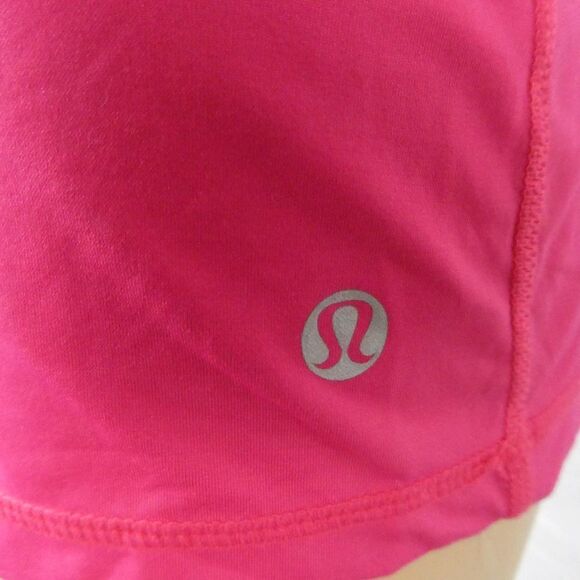 Lululemon Octopus Squid Tentacles Pink Black Tank Top Built In Bra Size 6 - Picture 7 of 10